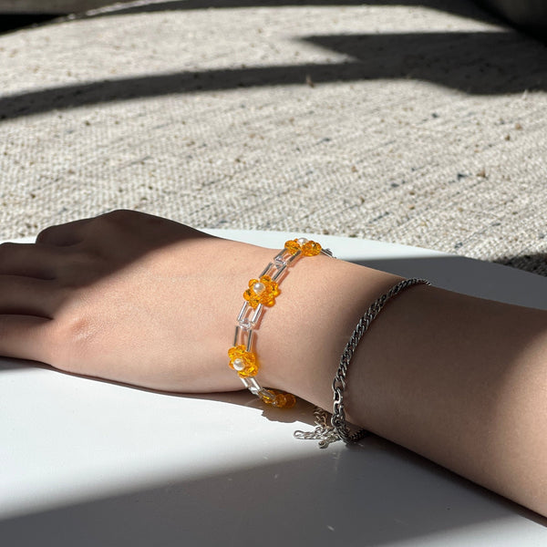 Tangerine Bracelet Beading Kit - Charmé Studio