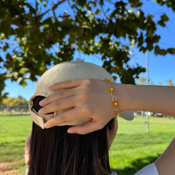 Tangerine Bracelet Beading Kit | Bracelet - Charmé Studio