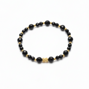 Protection | Black Agate Gemstone Energy Bracelet