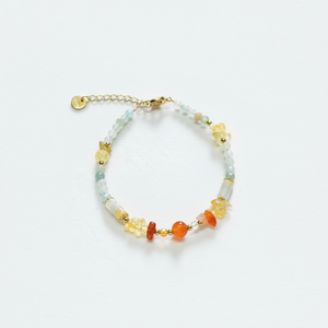 Healing | Amazonite & Agate Gemstone Energy Bracelet
