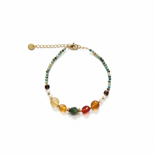 Harmony | Turquoise & Agate Gemstone Energy Bracelet