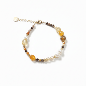 Balance | Mookaite & Pearl Energy Bracelet - Charmé Studio