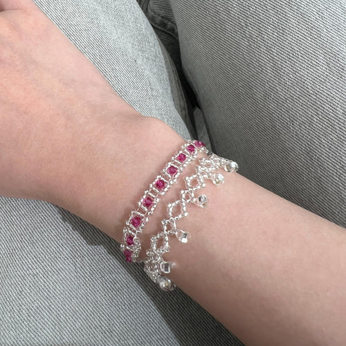 Crystal Lattice Beaded Jewelry Making Kit | Bracelet - Charmé Studio