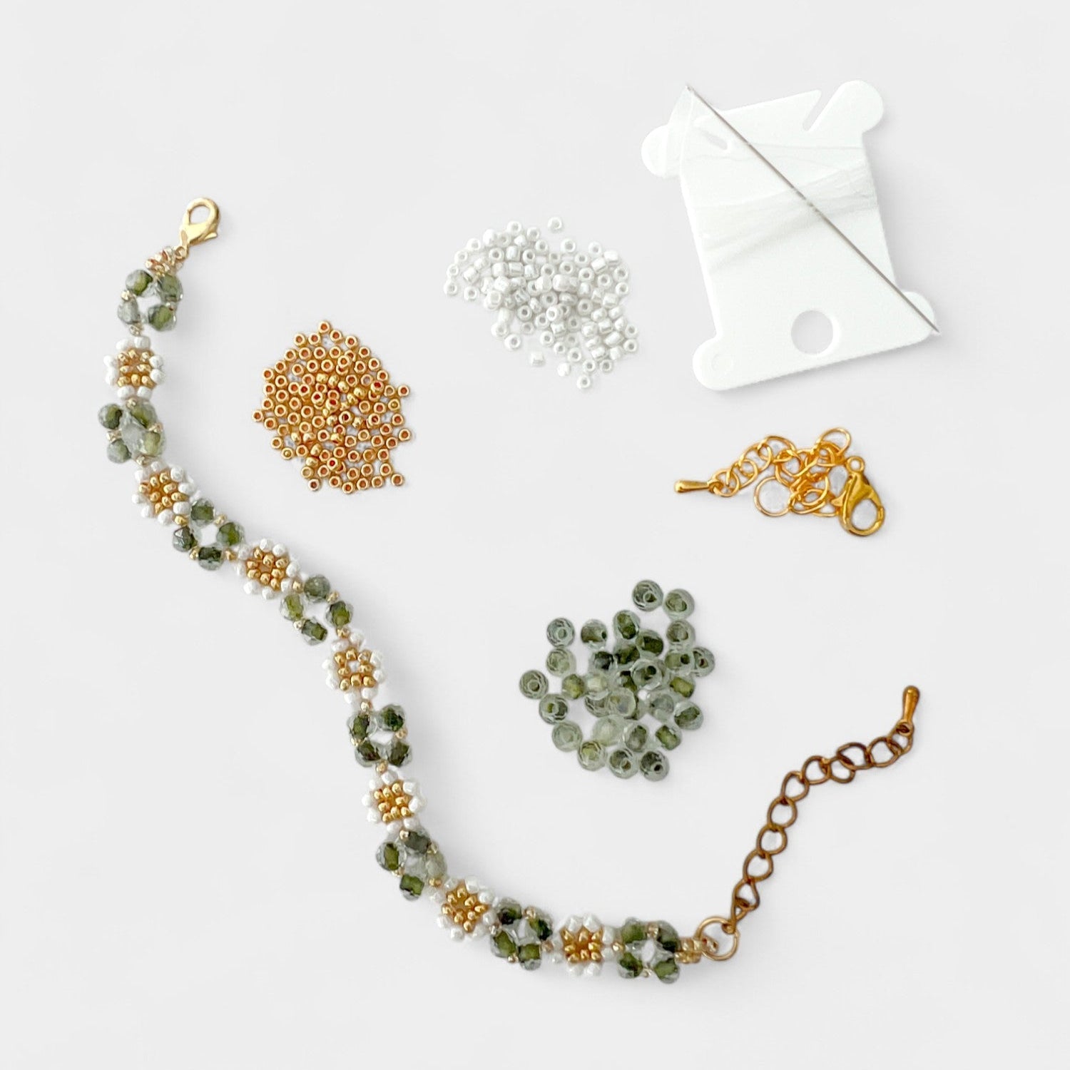 Forest Breath Bracelet Beading Kit | Bracelet - Charmé Studio