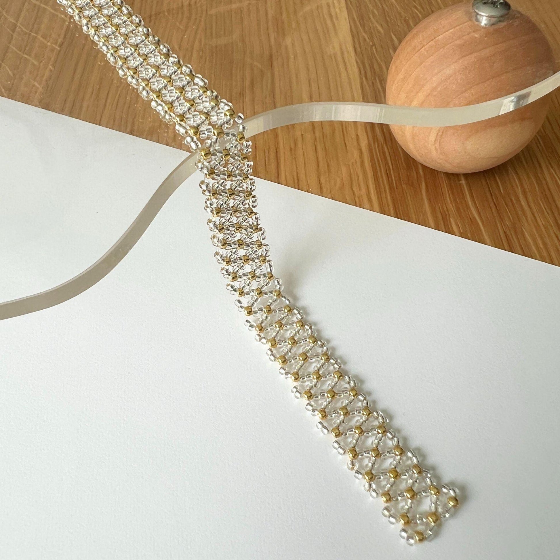 Frosted Lace Jewelry Making Kit | Bracelet - Charmé Studio