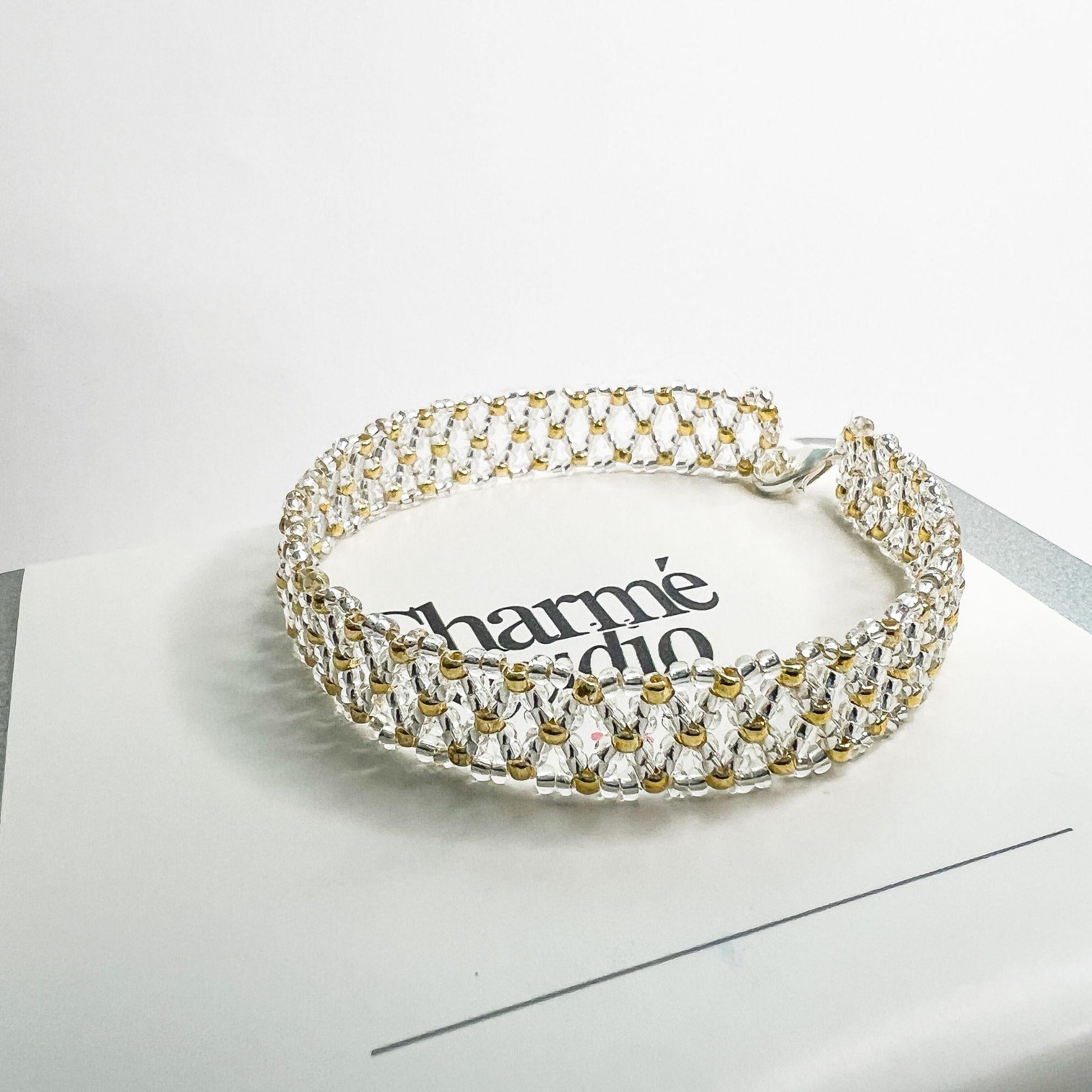Frosted Lace Jewelry Making Kit | Bracelet - Charmé Studio