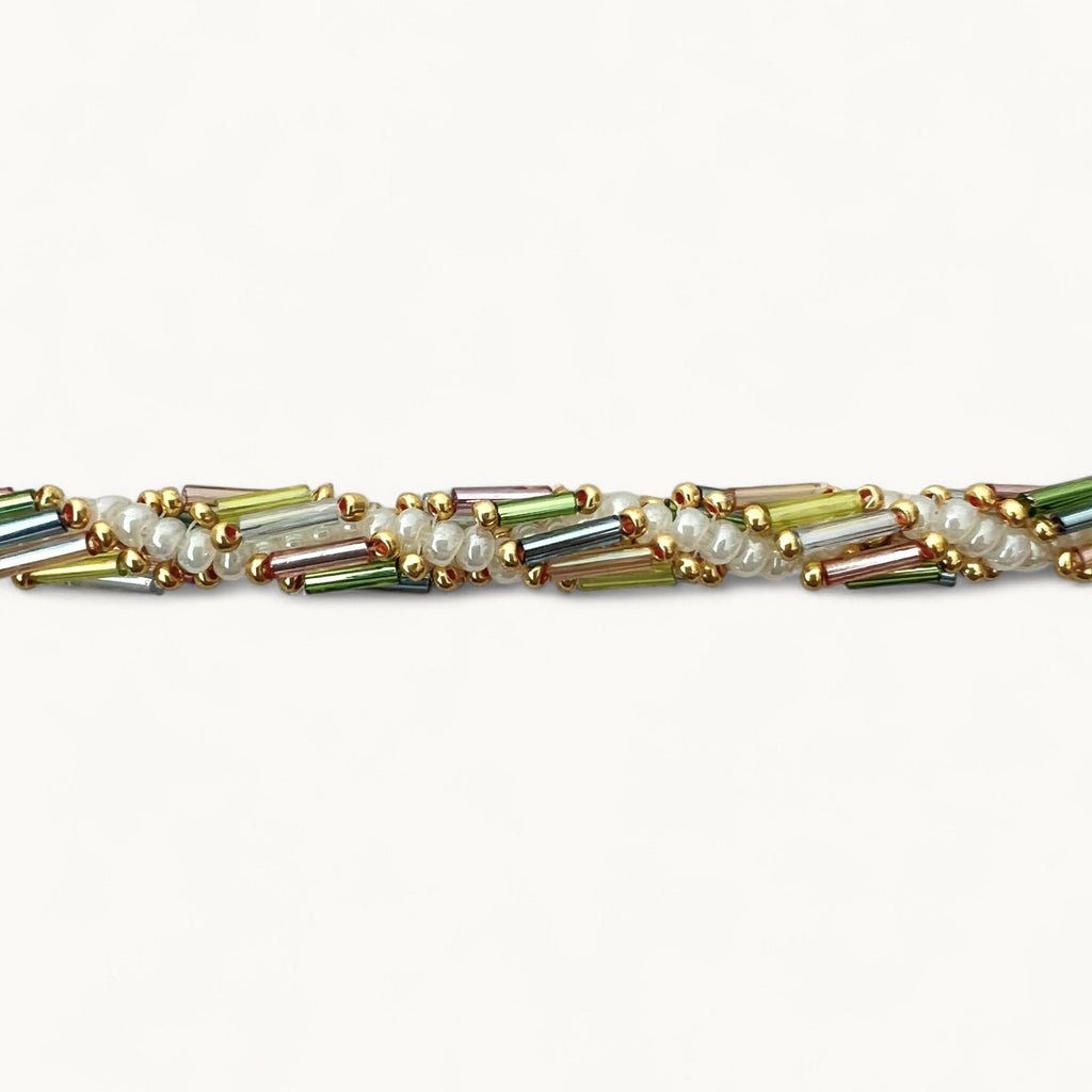 Iridescent Bloom Jewelry Making Kit | Bracelet - Charmé Studio