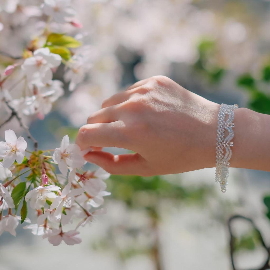 Moonlit Tulle Bead Jewelry Making Kit | Bracelet - Charmé Studio