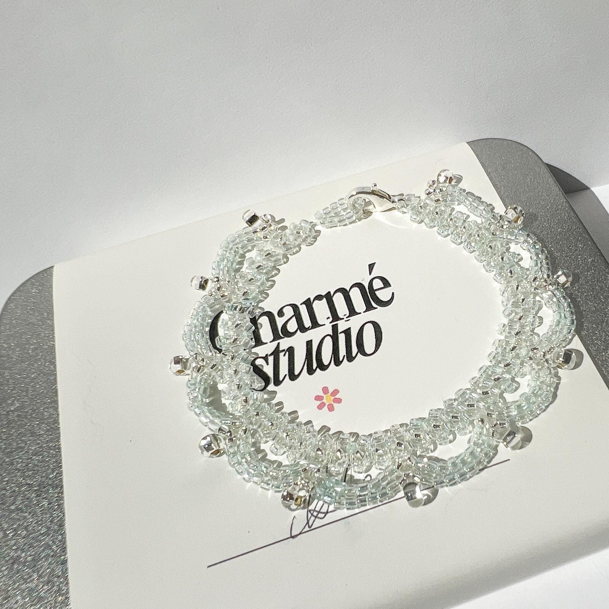 Moonlit Tulle Bead Jewelry Making Kit | Bracelet - Charmé Studio