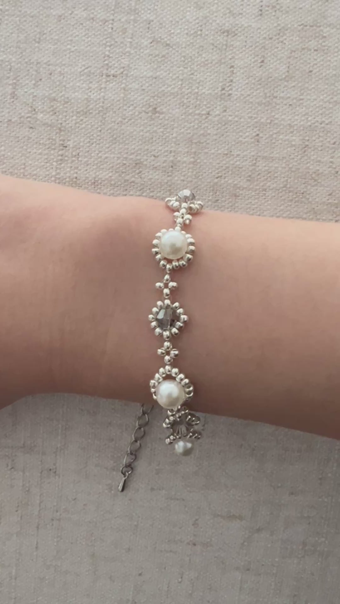 rosette beaded bracelet tryon