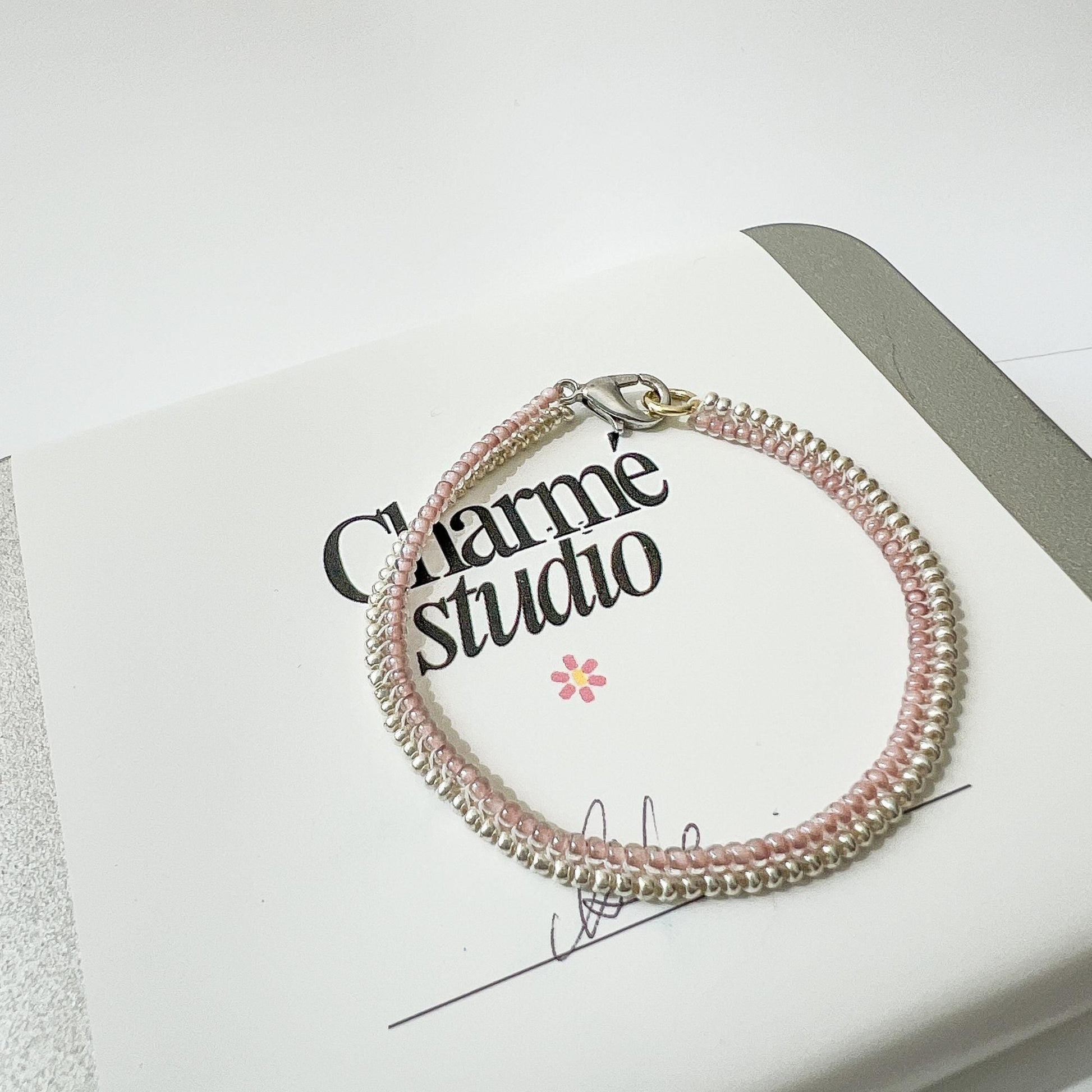 Sweet Blush Beading Jewelry Making Kit | Bracelet - Charmé Studio